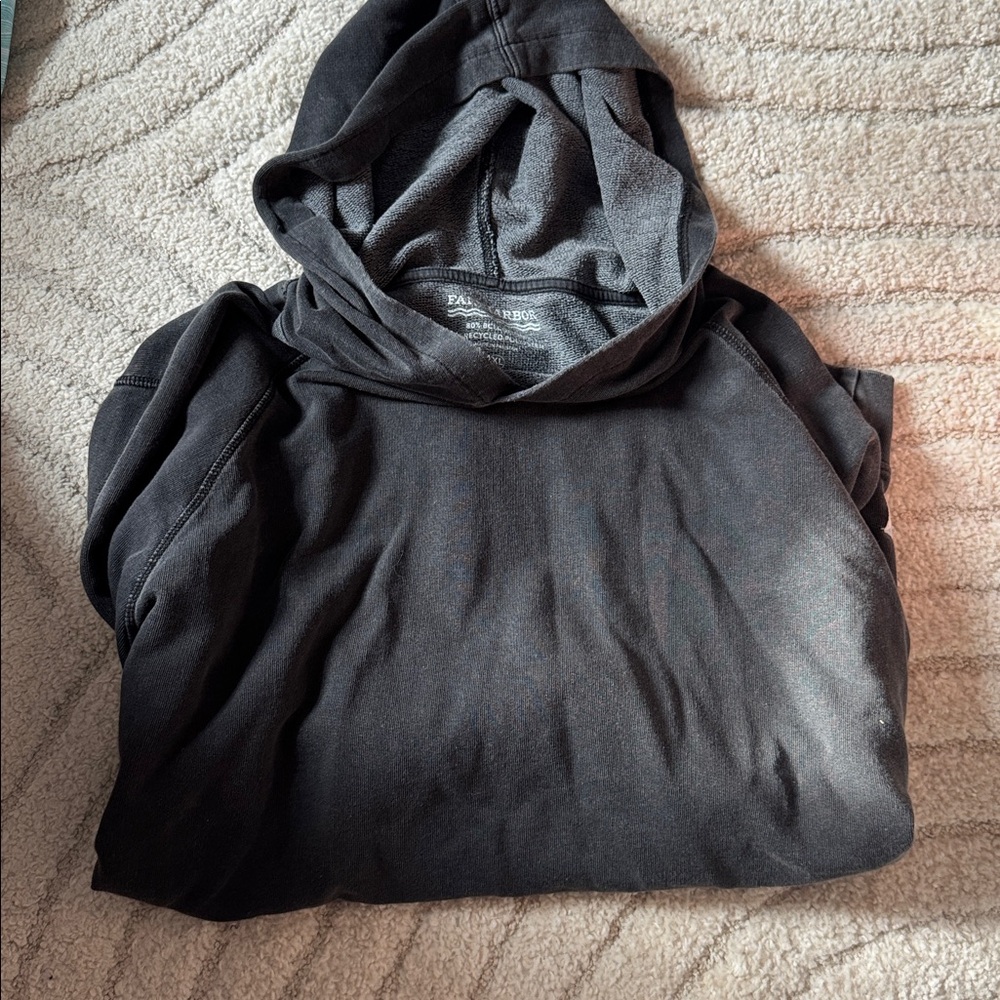 Fair Harbor Gray Hooded Sweatshirt SiZE XL